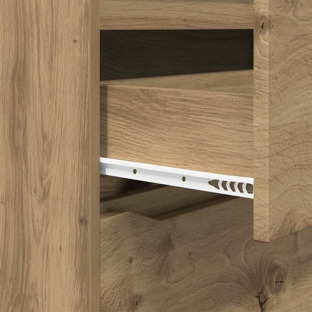vidaXL Ντουλάπες Αποθήκευσης 2 pcs Artisan Oak 80 x 48 x 105 εκ