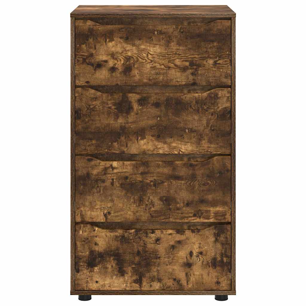 vidaXL Ντουλάπες Αποθήκευσης 2 pcs Καπνιστό Δρύς 60 x 48 x 105 εκ.