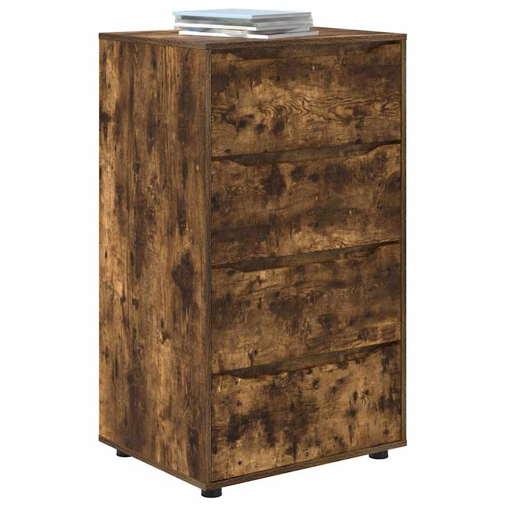 vidaXL Ντουλάπες Αποθήκευσης 2 pcs Καπνιστό Δρύς 60 x 48 x 105 εκ.