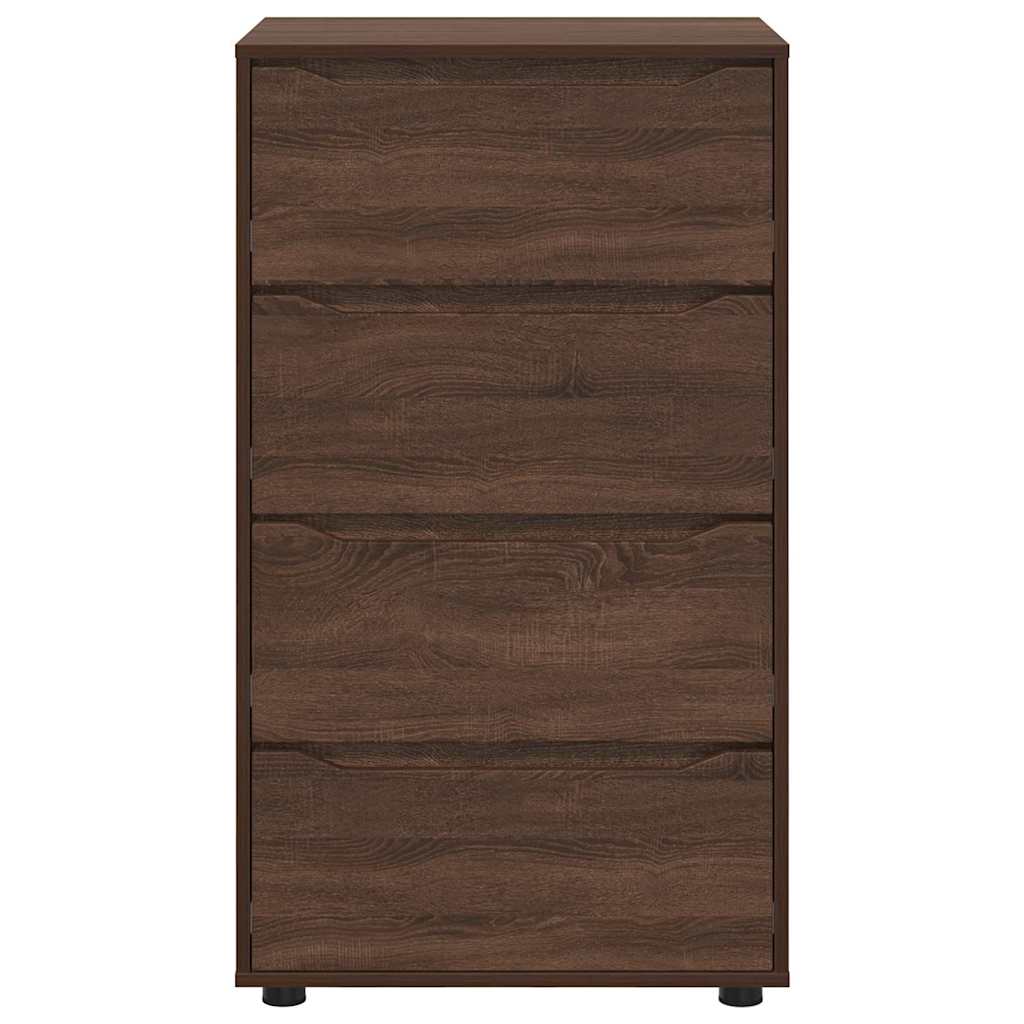 vidaXL Ντουλάπες Αποθήκευσης 2 pcs Καφέ δρυς 60 x 48 x 105 εκ.