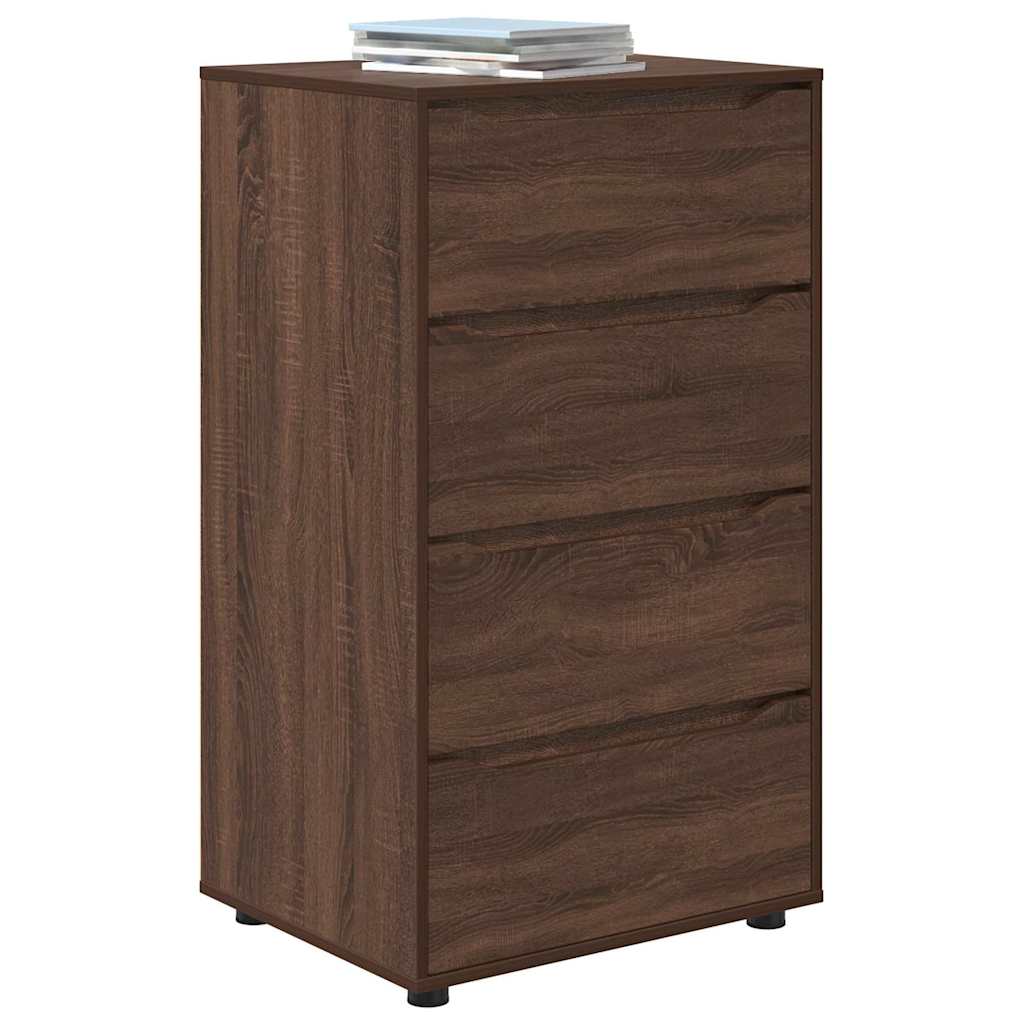 vidaXL Ντουλάπες Αποθήκευσης 2 pcs Καφέ δρυς 60 x 48 x 105 εκ.