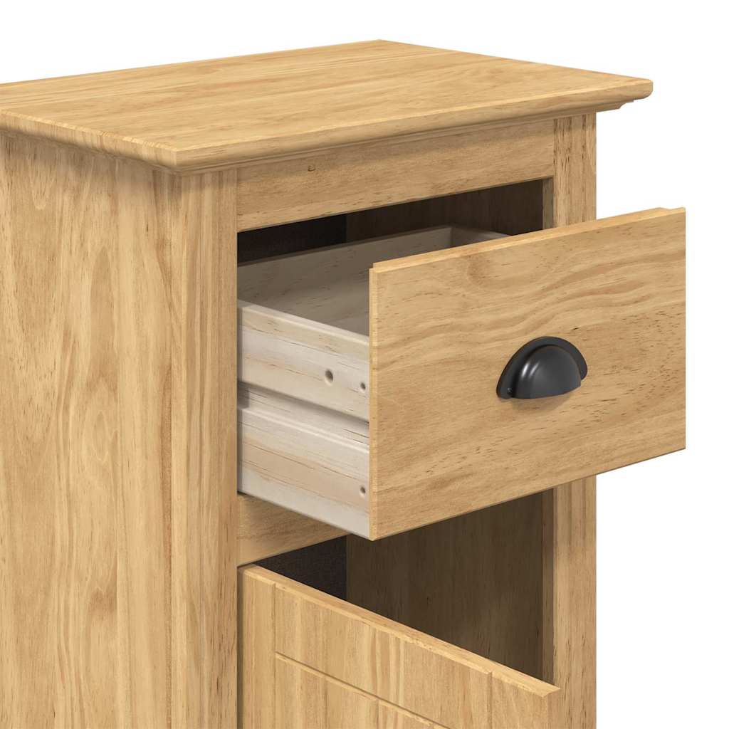 vidaXL Ντουλάπι Μπάνιου με συρτάρι BODO Μέλι Καφέ 44 x 30 x 90 εκ