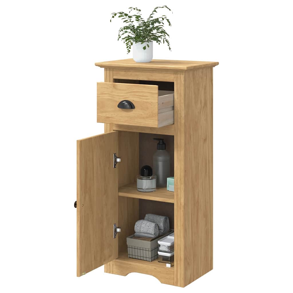 vidaXL Ντουλάπι Μπάνιου με συρτάρι BODO Μέλι Καφέ 44 x 30 x 90 εκ