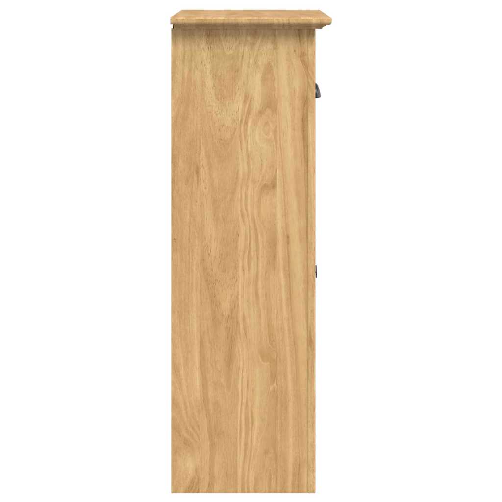 vidaXL Ντουλάπι Μπάνιου με συρτάρι BODO Μέλι Καφέ 44 x 30 x 90 εκ
