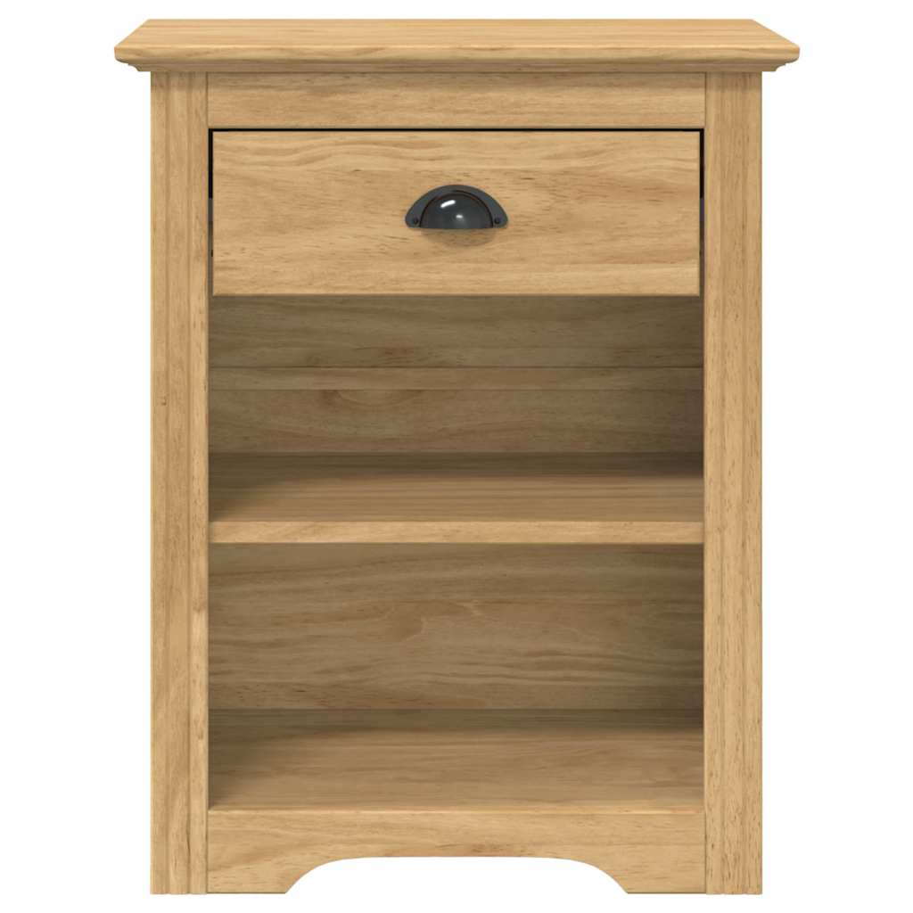 vidaXL Κομοδίνο BODO Μέλι Καφέ 53 x 38,5 x 67 εκ Επεξεργασμένο ξύλο