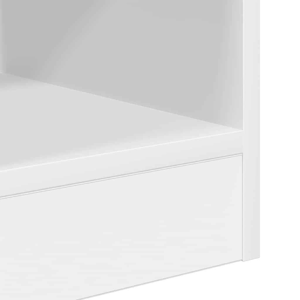 vidaXL End Table 2 pcs Λευκό 30,5 x 30 x 45 εκ Επεξεργασμένο ξύλο