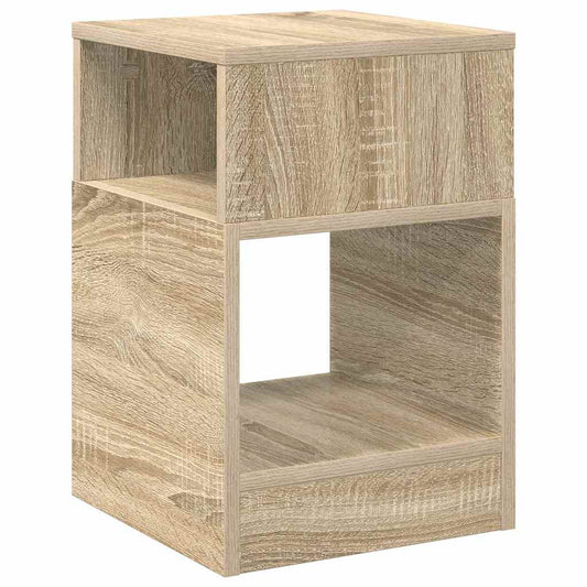 vidaXL End Table Δρύς Sonoma 30,5 x 30 x 45 εκ Επεξεργασμένο Ξύλο