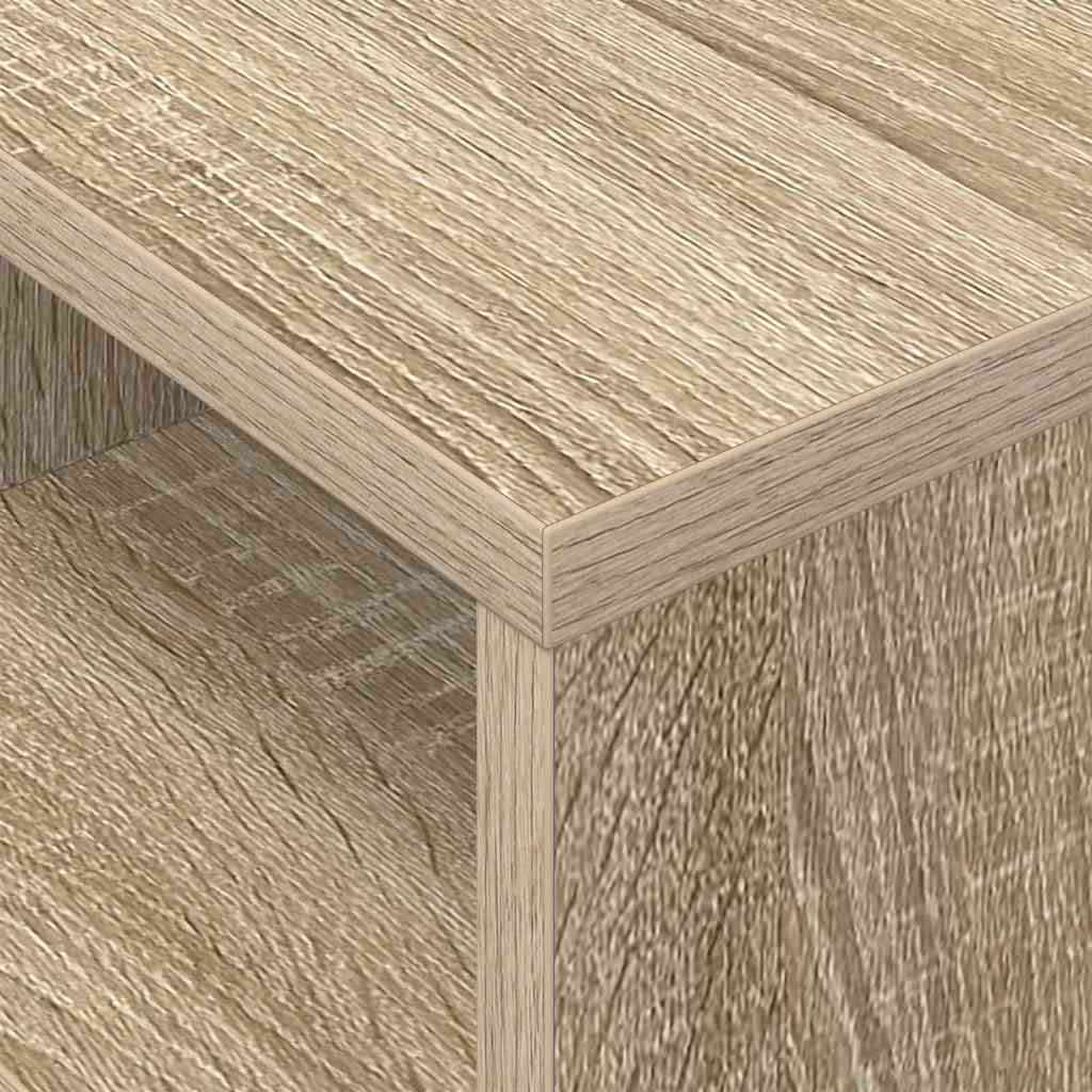 vidaXL End Table 2 pcs Δρύς Sonoma 30,5 x 30 x 45 εκ