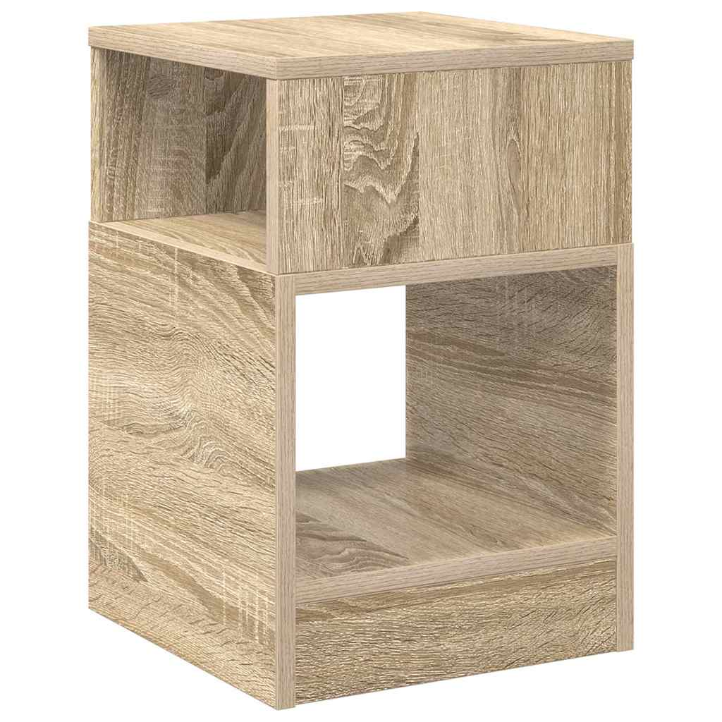 vidaXL End Table 2 pcs Δρύς Sonoma 30,5 x 30 x 45 εκ