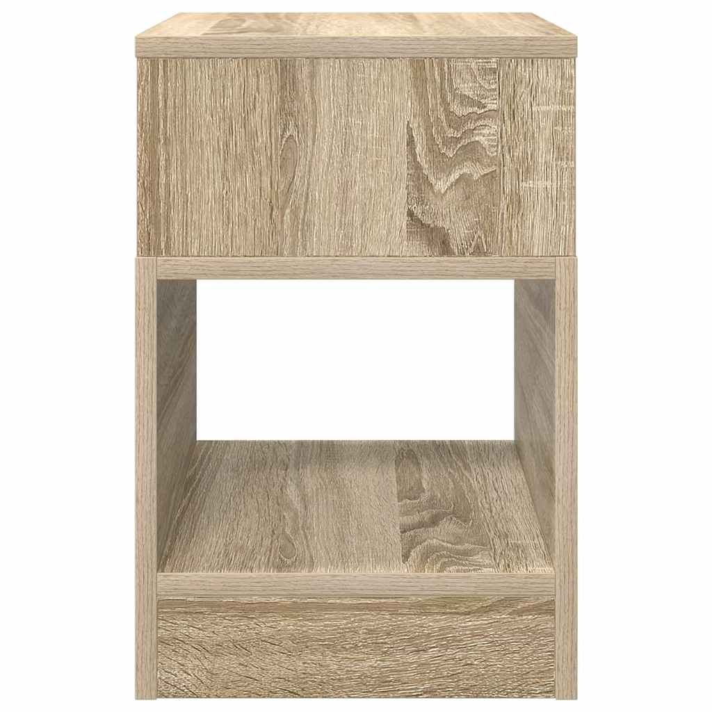 vidaXL End Table 2 pcs Δρύς Sonoma 30,5 x 30 x 45 εκ