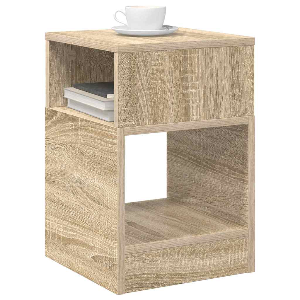 vidaXL End Table 2 pcs Δρύς Sonoma 30,5 x 30 x 45 εκ