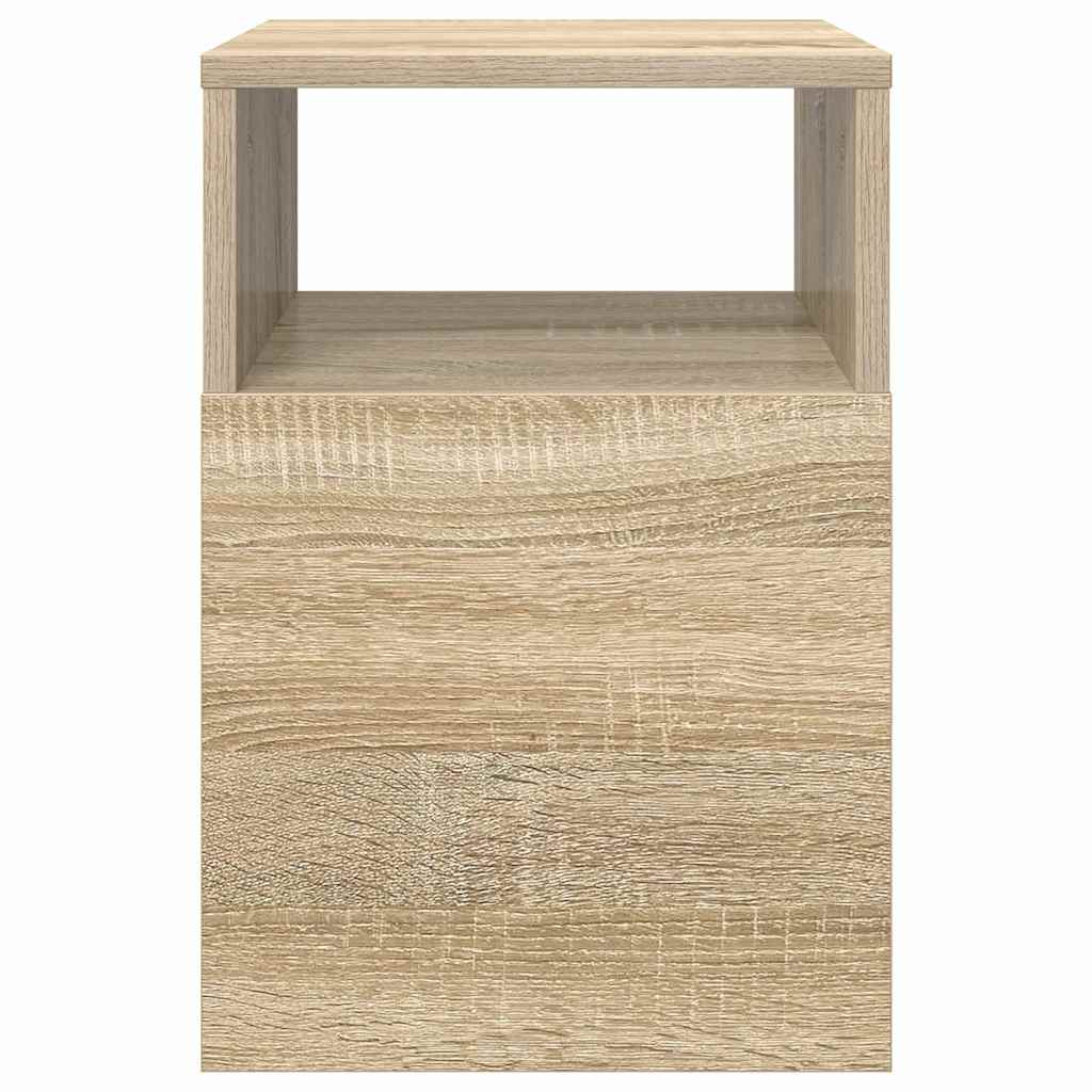 vidaXL End Table 2 pcs Δρύς Sonoma 30,5 x 30 x 45 εκ