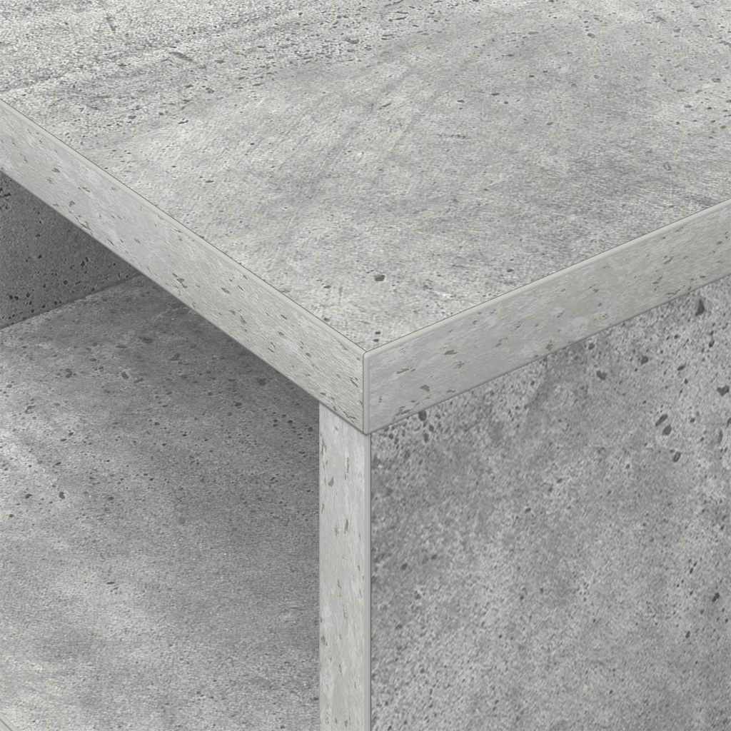 vidaXL End Table Σκυρόδεμα Γκρι 30,5 x 30 x 45 εκ Επεξεργασμένο Ξύλο