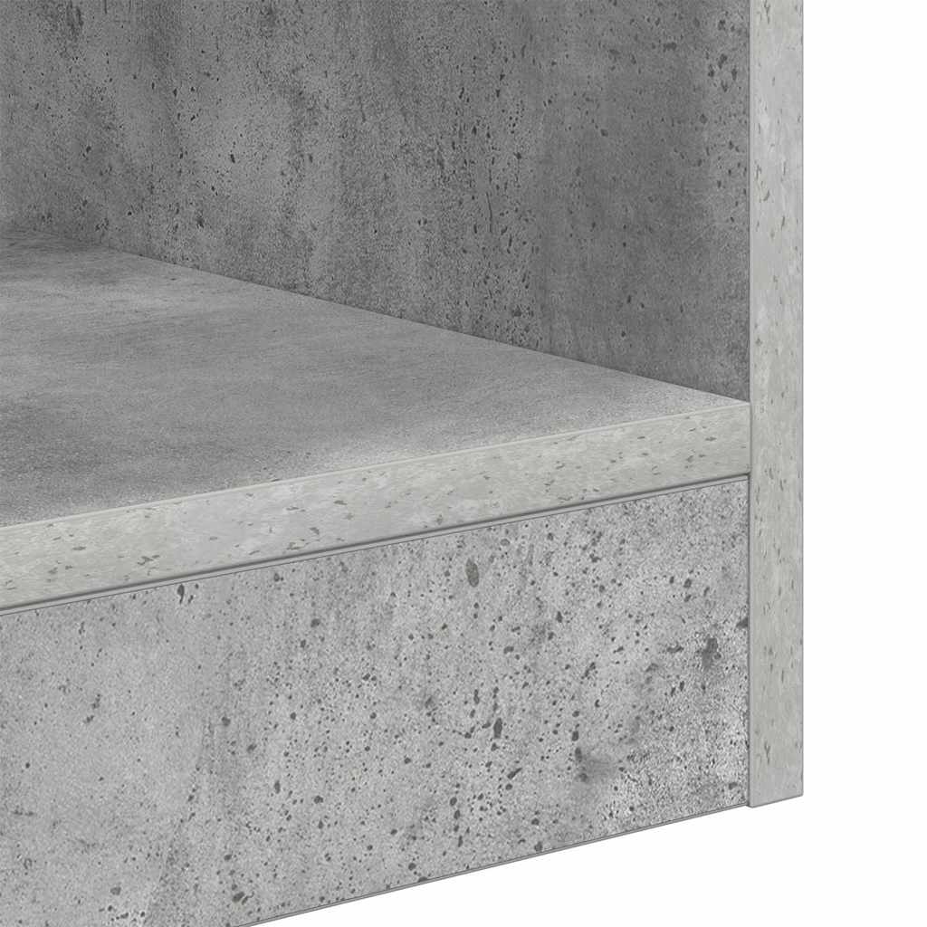 vidaXL End Table 2 pcs Σκυρόδεμα Γκρι 30,5 x 30 x 45 εκ