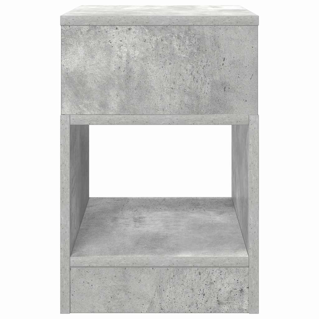 vidaXL End Table 2 pcs Σκυρόδεμα Γκρι 30,5 x 30 x 45 εκ