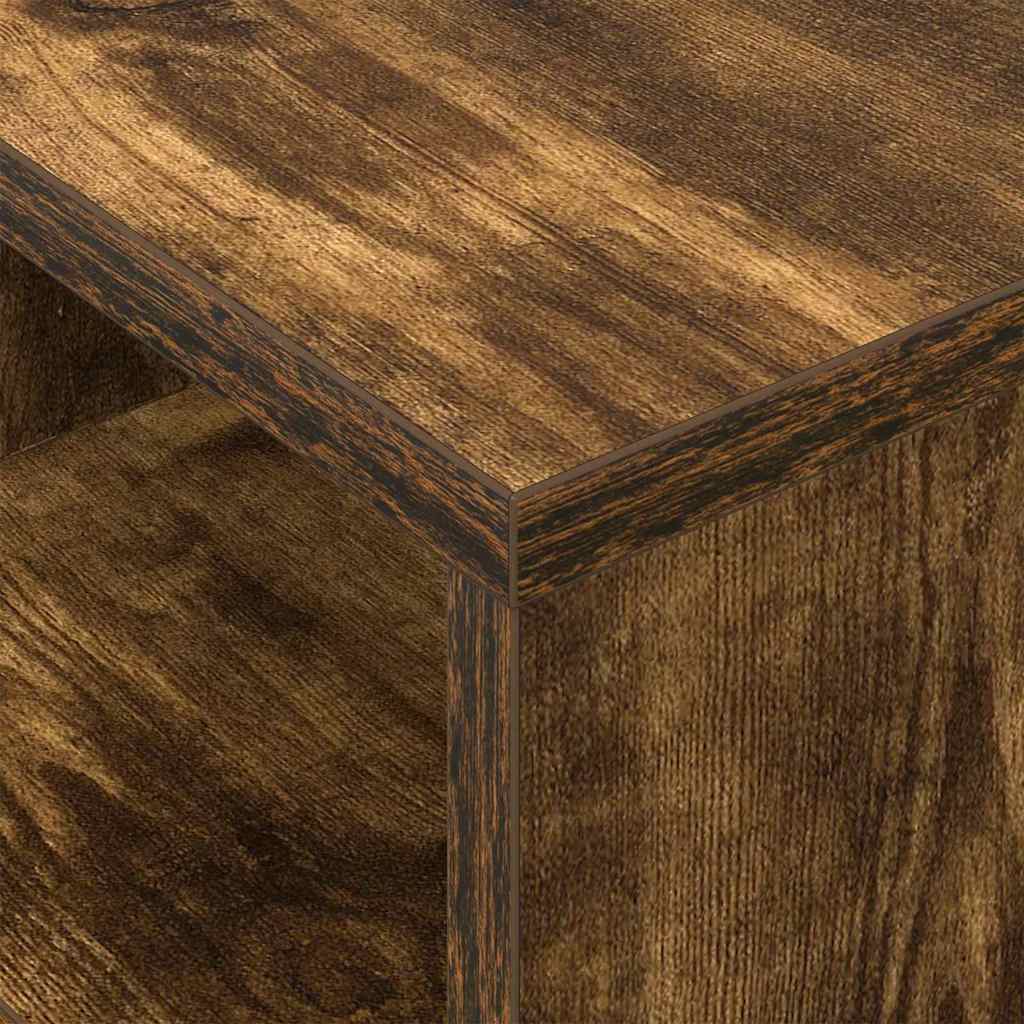 vidaXL End Table 2 pcs Καπνιστό Δρύς 30,5 x 30 x 45 εκ
