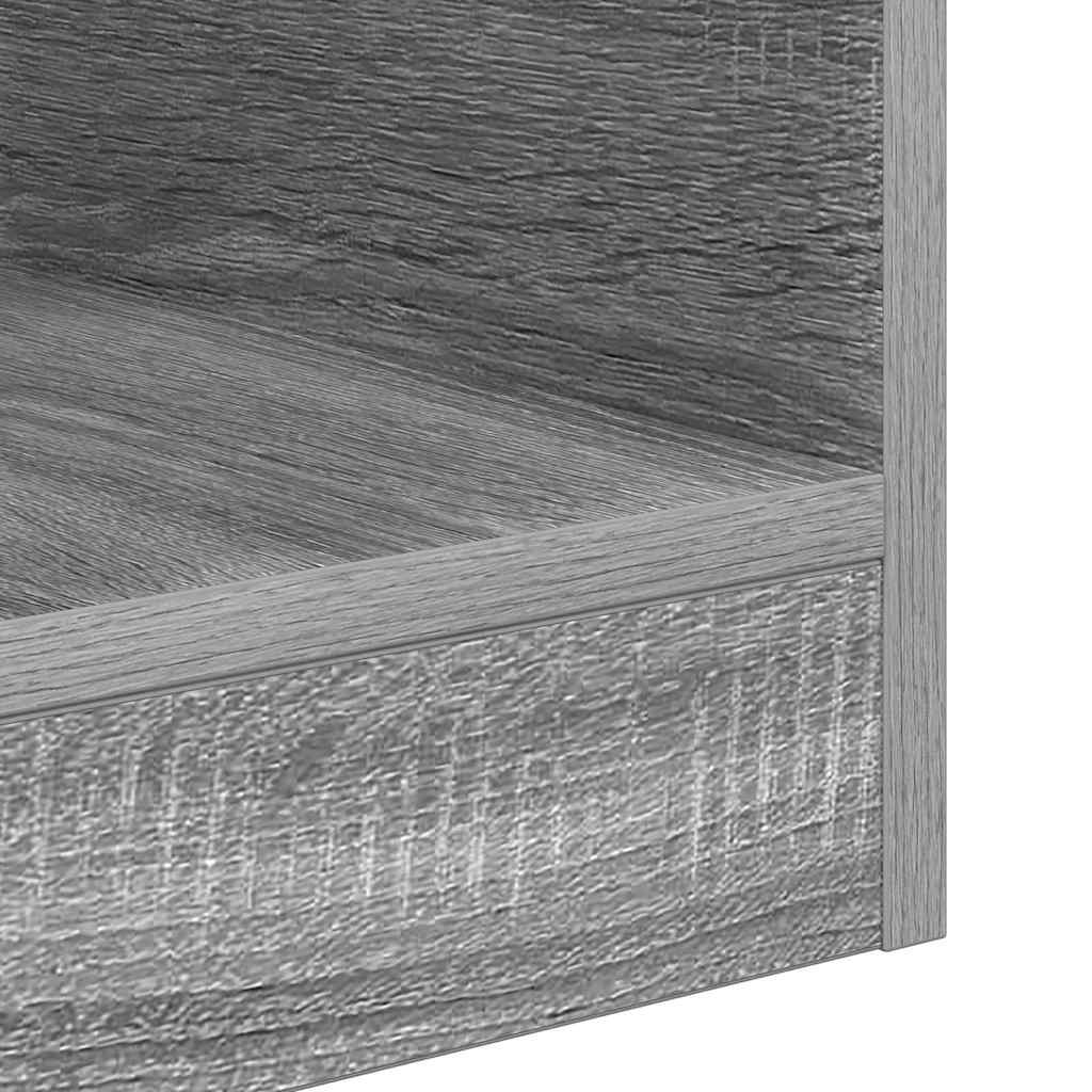 vidaXL End Table 2 pcs Γκρίζο Σονομα 30,5 x 30 x 45 εκ