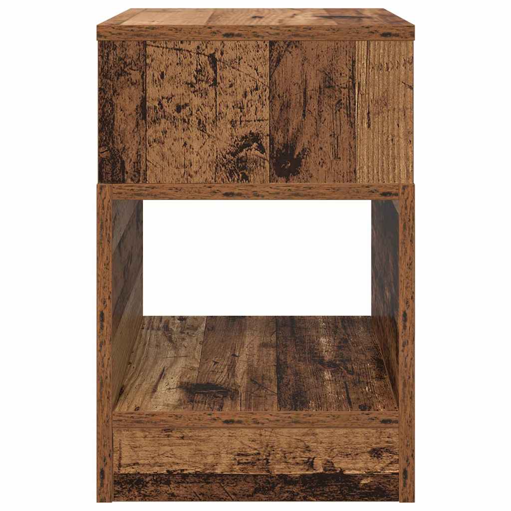 vidaXL End Table 2 pcs Παλιό ξύλο 30,5 x 30 x 45 εκ Επεξεργασμένο ξύλο