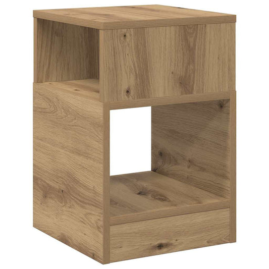 vidaXL End Table Artisan Oak 30,5 x 30 x 45 εκ Επεξεργασμένο Ξύλο