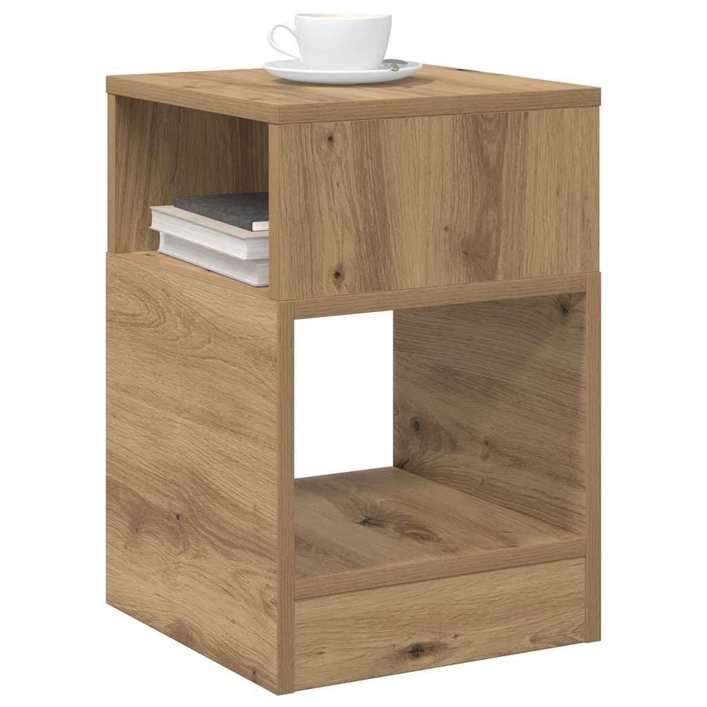 vidaXL End Table 2 pcs Artisan Oak 30,5 x 30 x 45 εκ