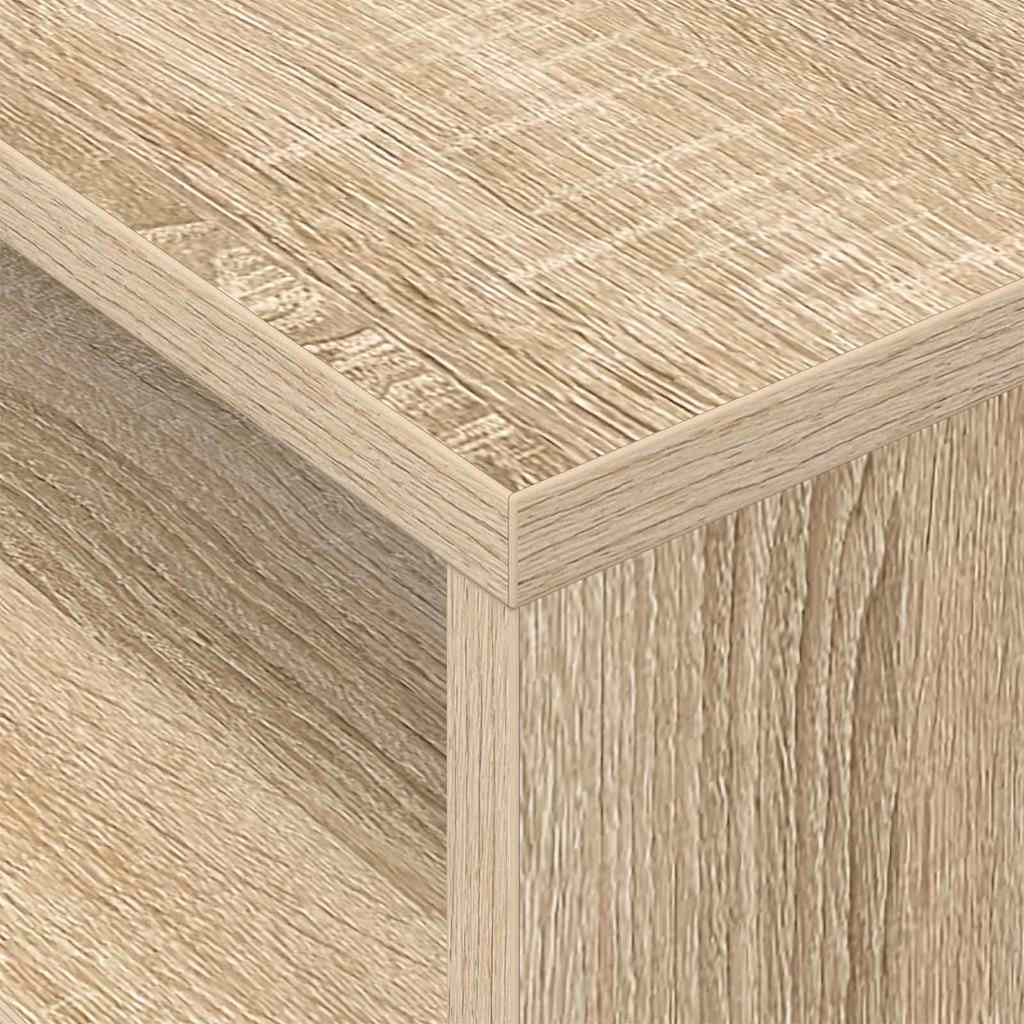 vidaXL End Table 2 pcs Δρύς Sonoma 40,5 x 40 x 45 εκ