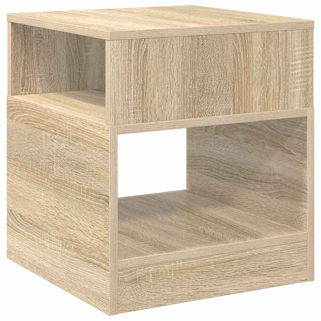 vidaXL End Table 2 pcs Δρύς Sonoma 40,5 x 40 x 45 εκ