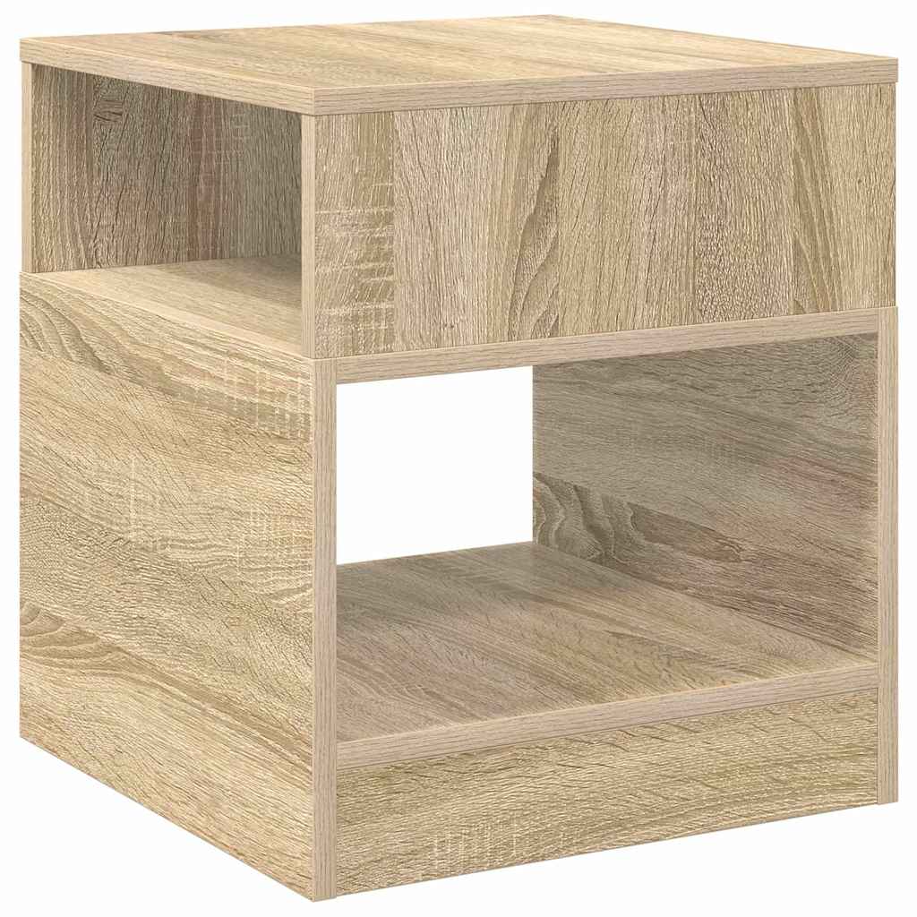 vidaXL End Table 2 pcs Δρύς Sonoma 40,5 x 40 x 45 εκ