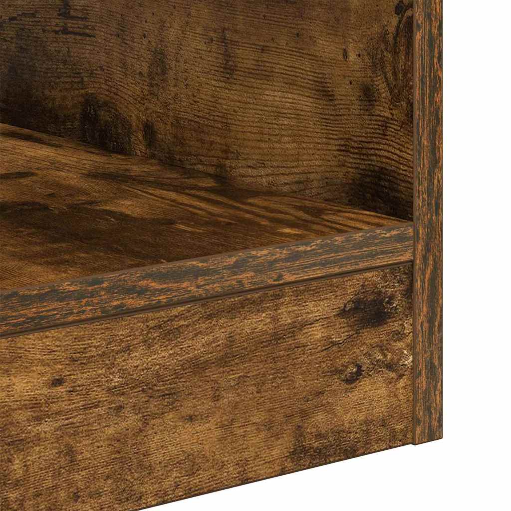 vidaXL End Table Καπνιστό Δρύς 40,5 x 40 x 45 εκ Επεξεργασμένο ξύλο