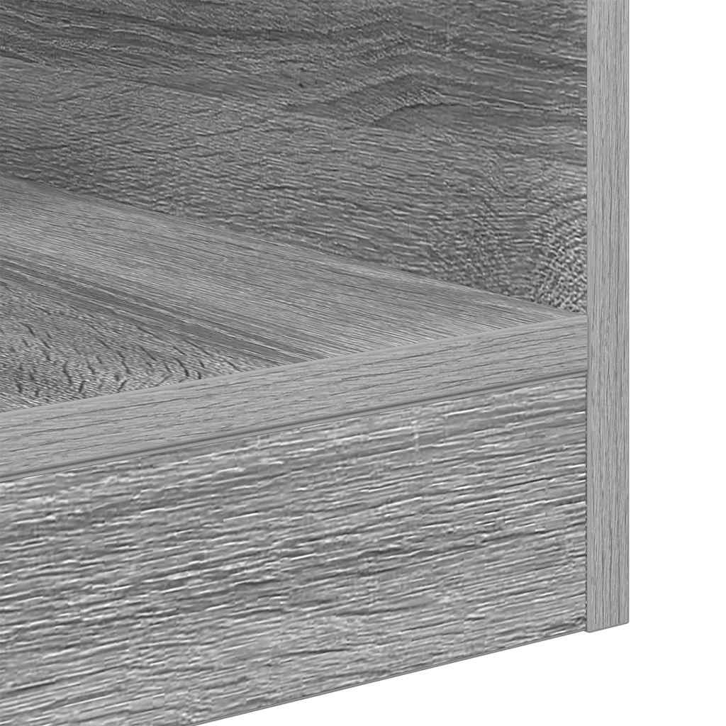 vidaXL End Table 2 pcs Γκρίζο Σονομα 40,5 x 40 x 45 εκ