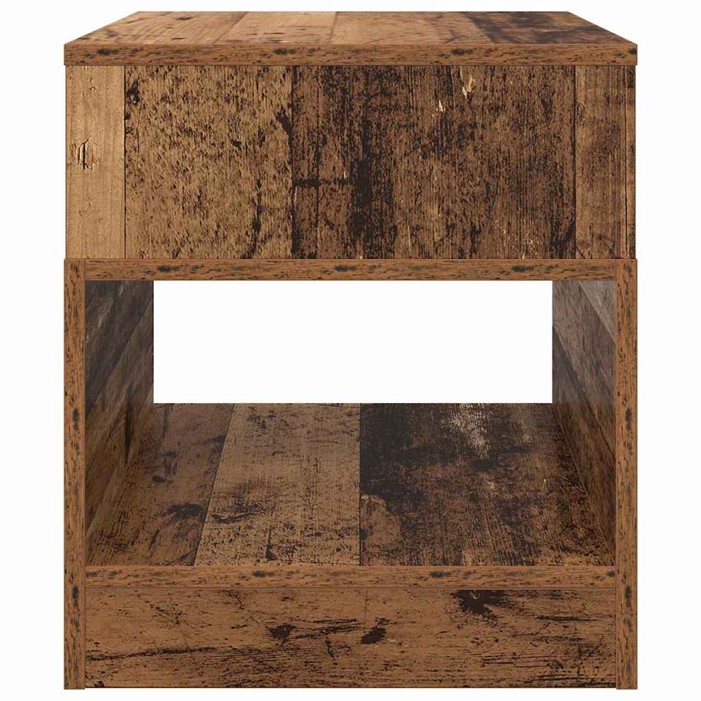 vidaXL End Table Παλιό ξύλο 40,5 x 40 x 45 εκ Επεξεργασμένο ξύλο