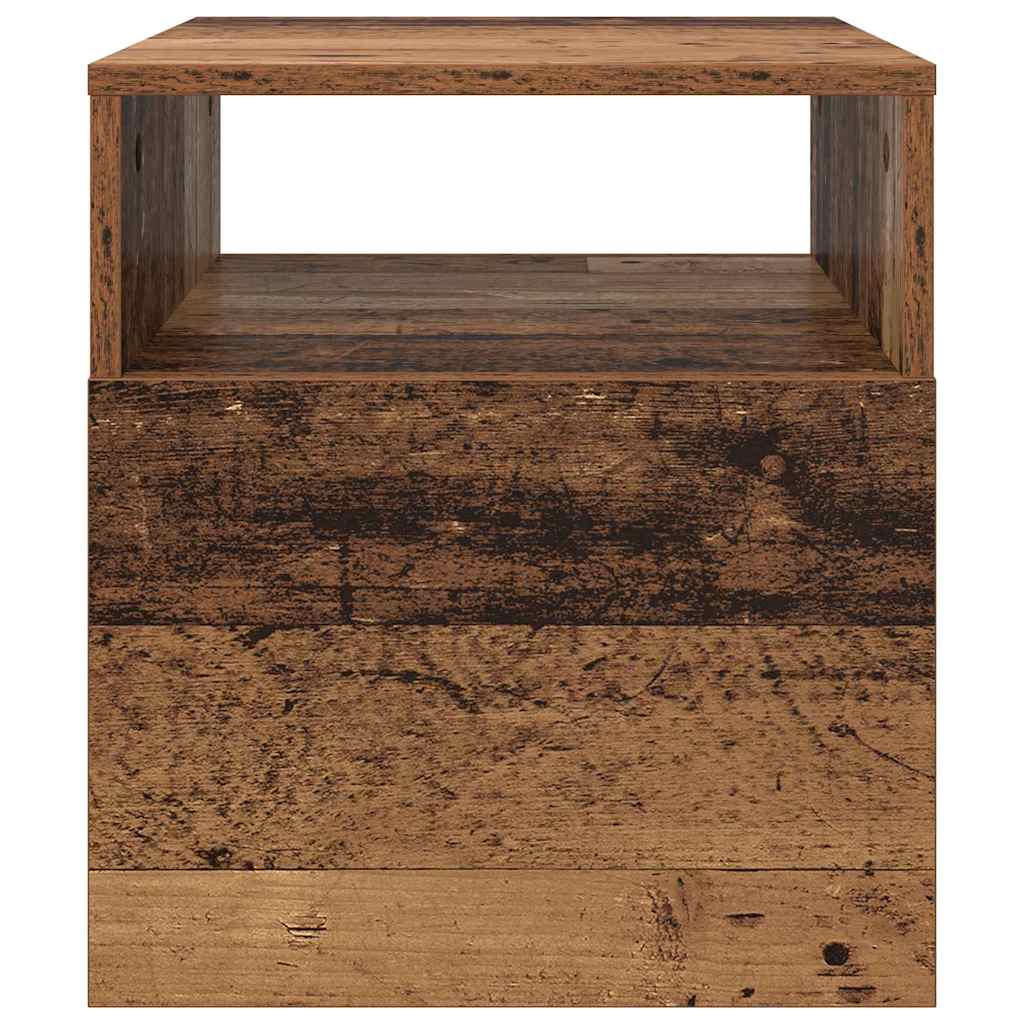 vidaXL End Table Παλιό ξύλο 40,5 x 40 x 45 εκ Επεξεργασμένο ξύλο