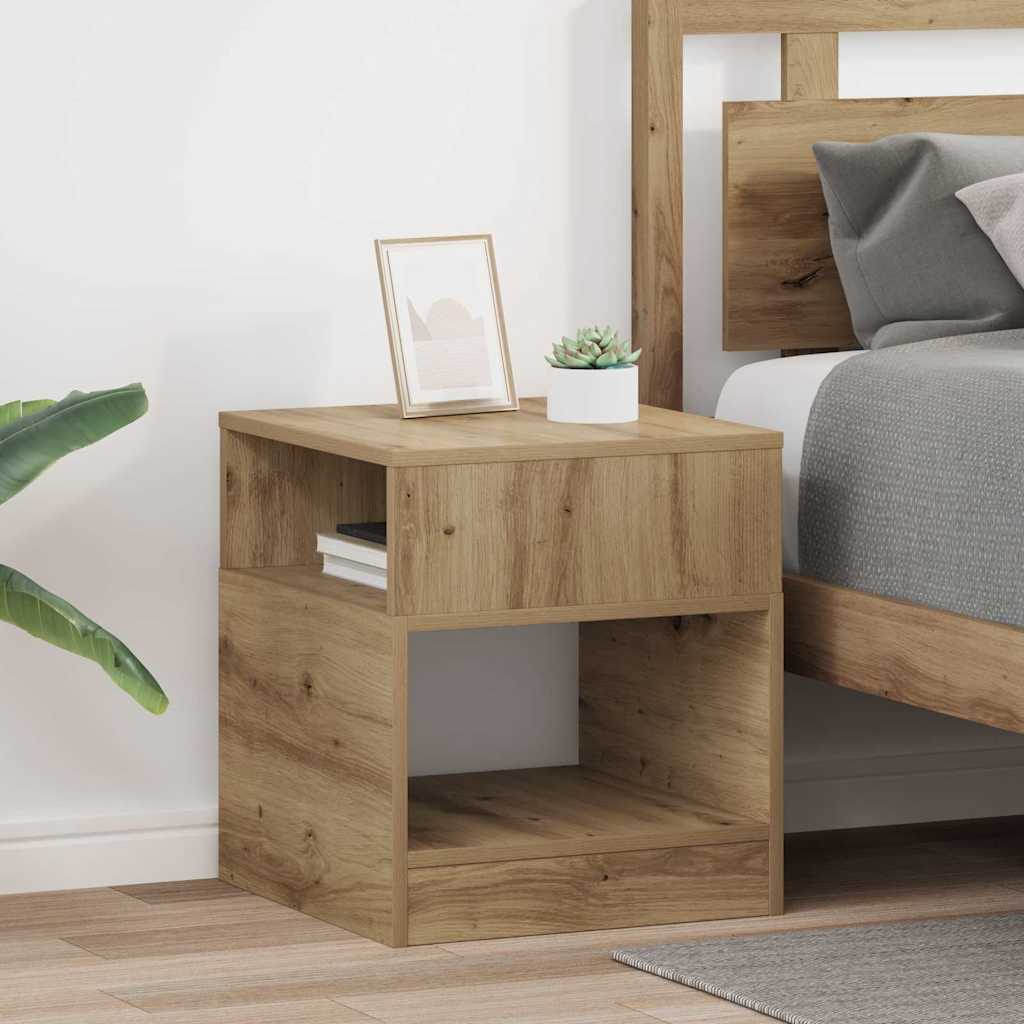 vidaXL End Table 2 pcs Artisan Oak 40,5 x 40 x 45 εκ