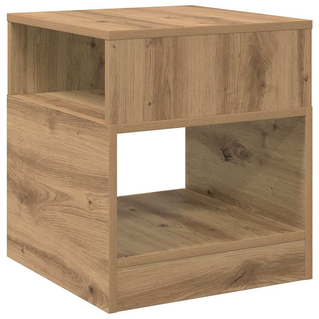 vidaXL End Table 2 pcs Artisan Oak 40,5 x 40 x 45 εκ