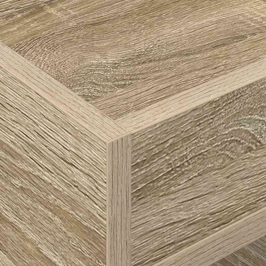 vidaXL End Table 2 pcs Δρύς Sonoma 30 x 30 x 56 εκ. Επεξεργασμένο ξύλο