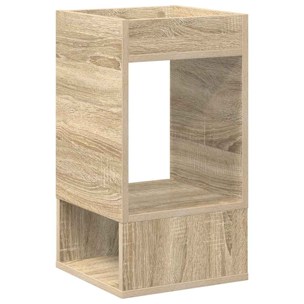 vidaXL End Table 2 pcs Δρύς Sonoma 30 x 30 x 56 εκ. Επεξεργασμένο ξύλο