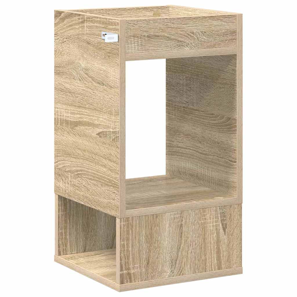 vidaXL End Table 2 pcs Δρύς Sonoma 30 x 30 x 56 εκ. Επεξεργασμένο ξύλο