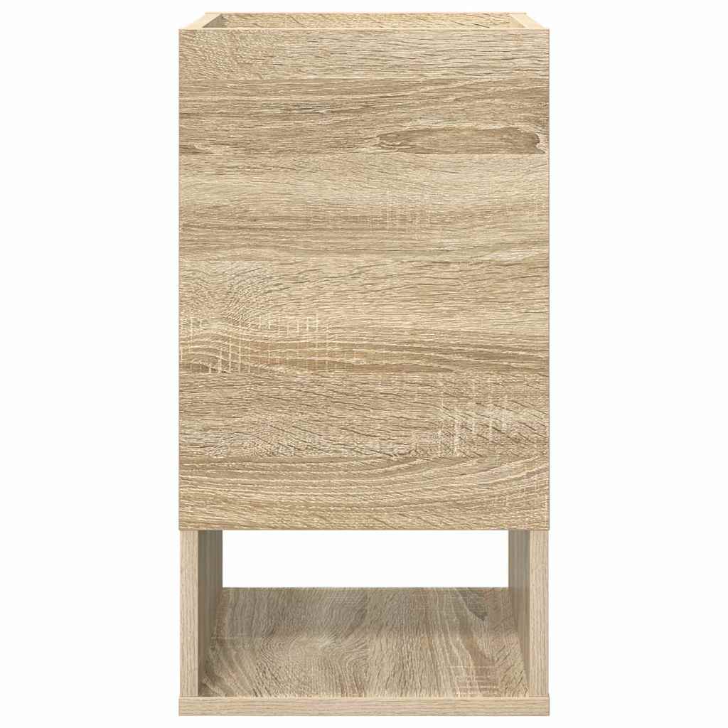 vidaXL End Table 2 pcs Δρύς Sonoma 30 x 30 x 56 εκ. Επεξεργασμένο ξύλο