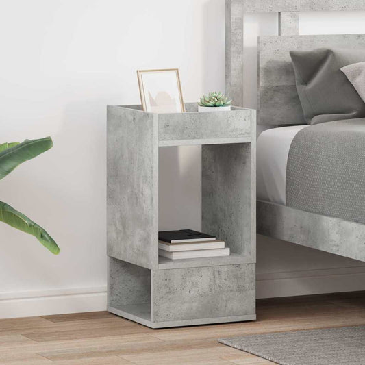 vidaXL End Table 2 τεμ. Σκυρόδεμα Γκρι 30 x 30 x 56 εκ.