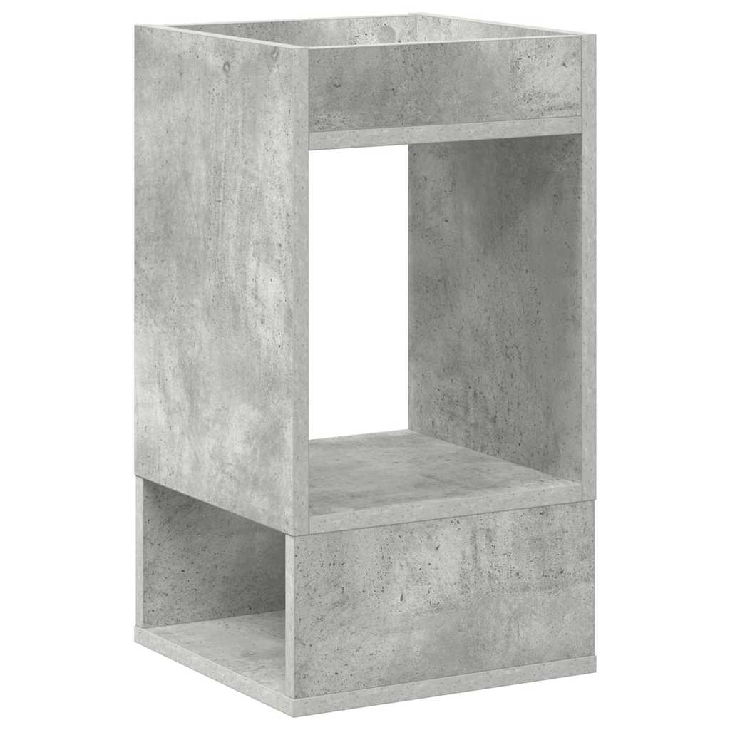 vidaXL End Table 2 pcs Σκυρόδεμα Γκρι 30 x 30 x 56 εκ.