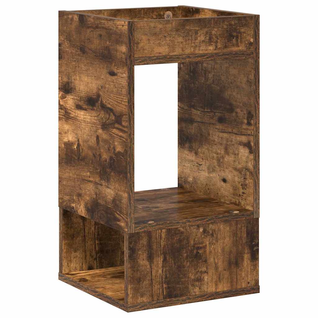 vidaXL End Table 2 pcs Καπνιστό Δρύς 30 x 30 x 56 εκ.