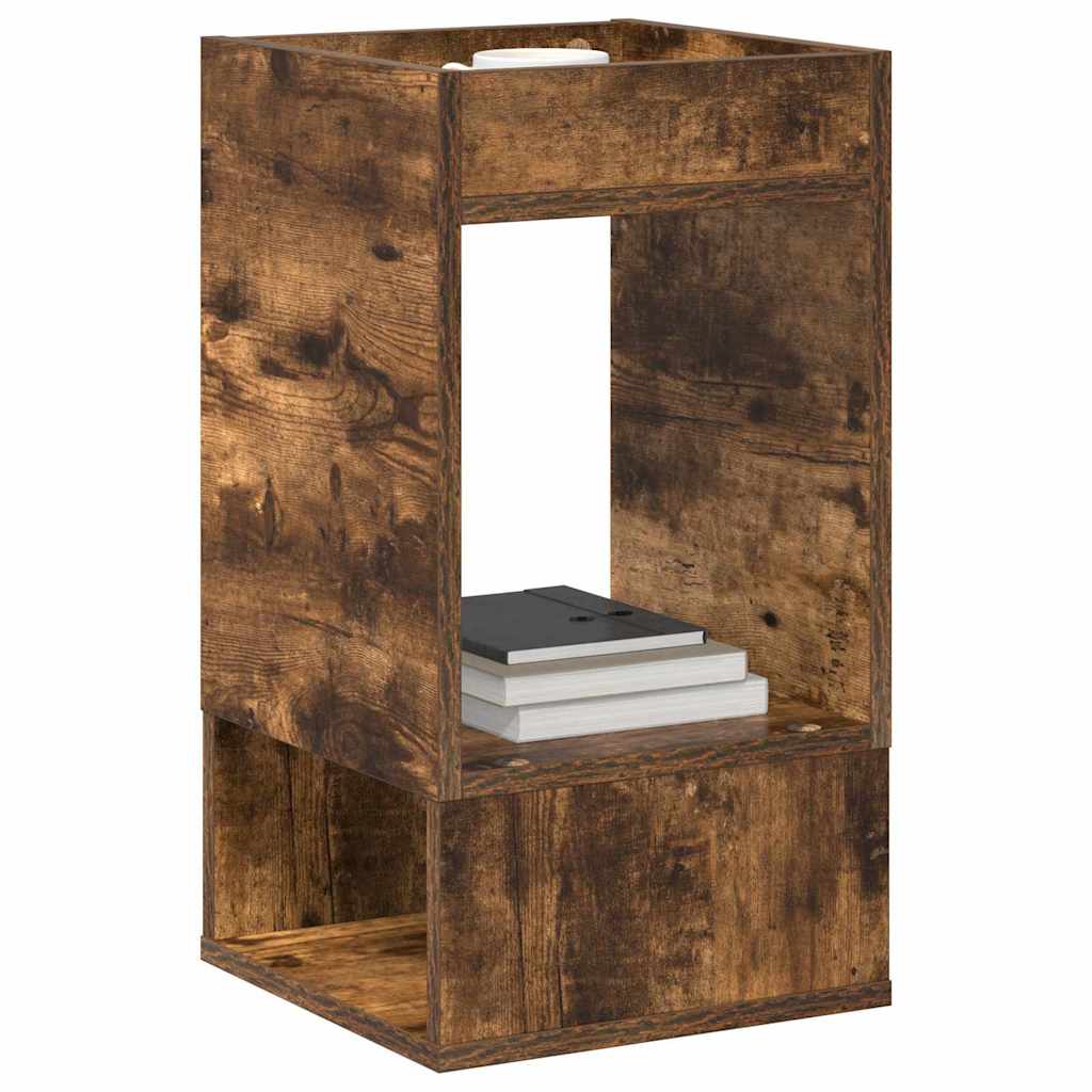 vidaXL End Table 2 pcs Καπνιστό Δρύς 30 x 30 x 56 εκ.
