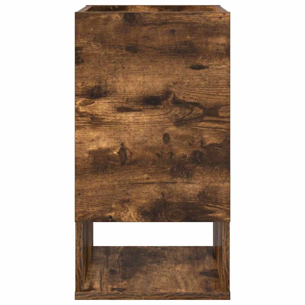 vidaXL End Table 2 pcs Καπνιστό Δρύς 30 x 30 x 56 εκ.