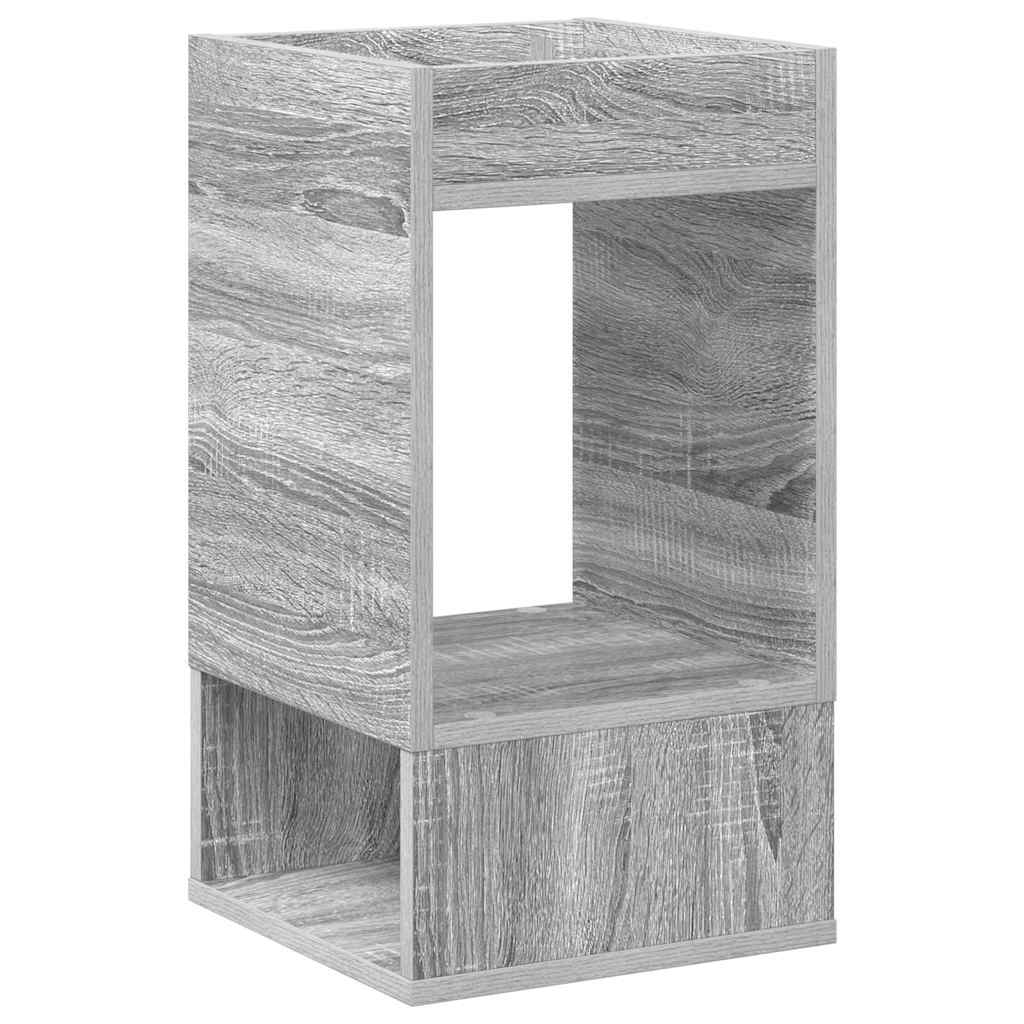 vidaXL End Table 2 pcs Γκρίζο Σονομα 30 x 30 x 56 εκ.