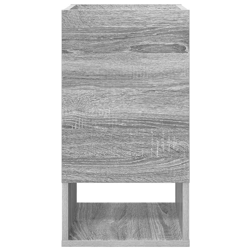 vidaXL End Table 2 pcs Γκρίζο Σονομα 30 x 30 x 56 εκ.