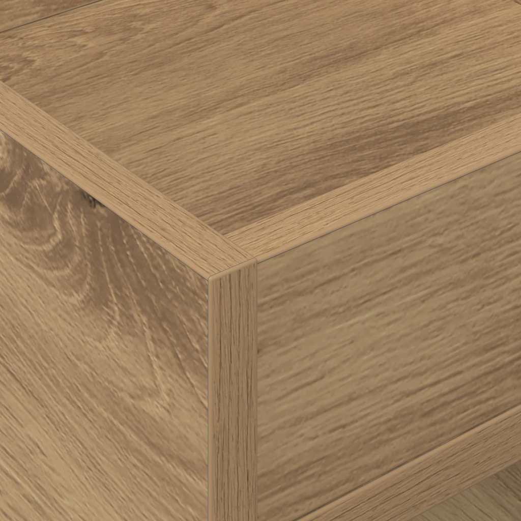 vidaXL End Table Artisan Oak 30 x 30 x 56 εκ. Επεξεργασμένο ξύλο