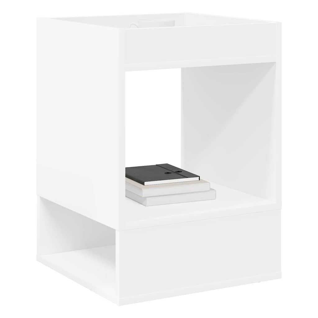 vidaXL End Table 2 pcs Λευκό 40 x 40 x 56 εκ. Επεξεργασμένο ξύλο