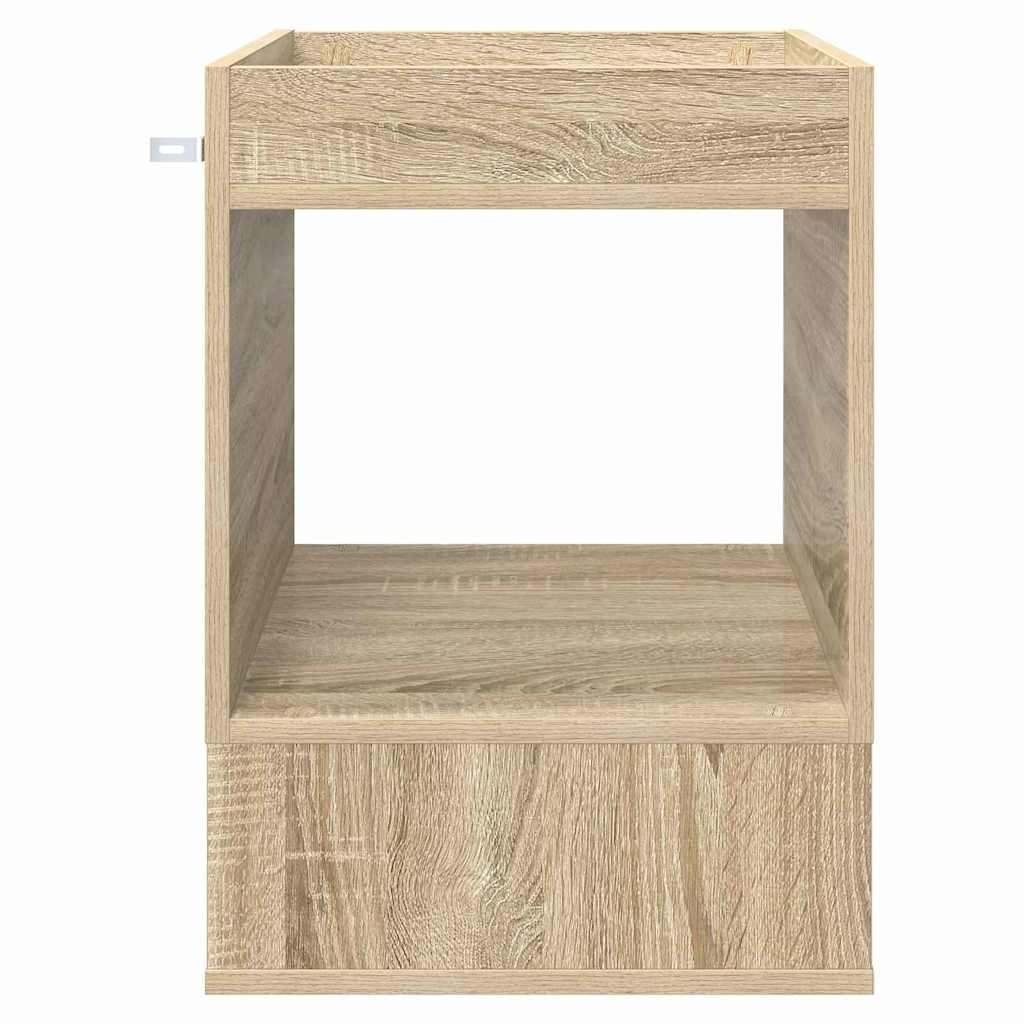 vidaXL End Table Δρύς Sonoma 40 x 40 x 56 εκ. Επεξεργασμένο ξύλο