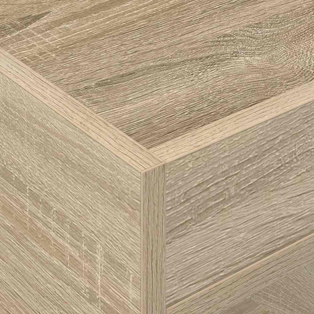 vidaXL End Table 2 pcs Δρύς Sonoma 40 x 40 x 56 εκ. Επεξεργασμένο ξύλο