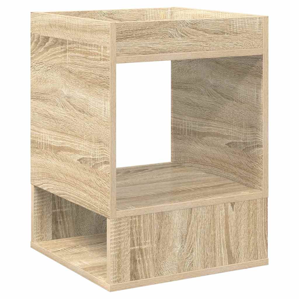 vidaXL End Table 2 pcs Δρύς Sonoma 40 x 40 x 56 εκ. Επεξεργασμένο ξύλο