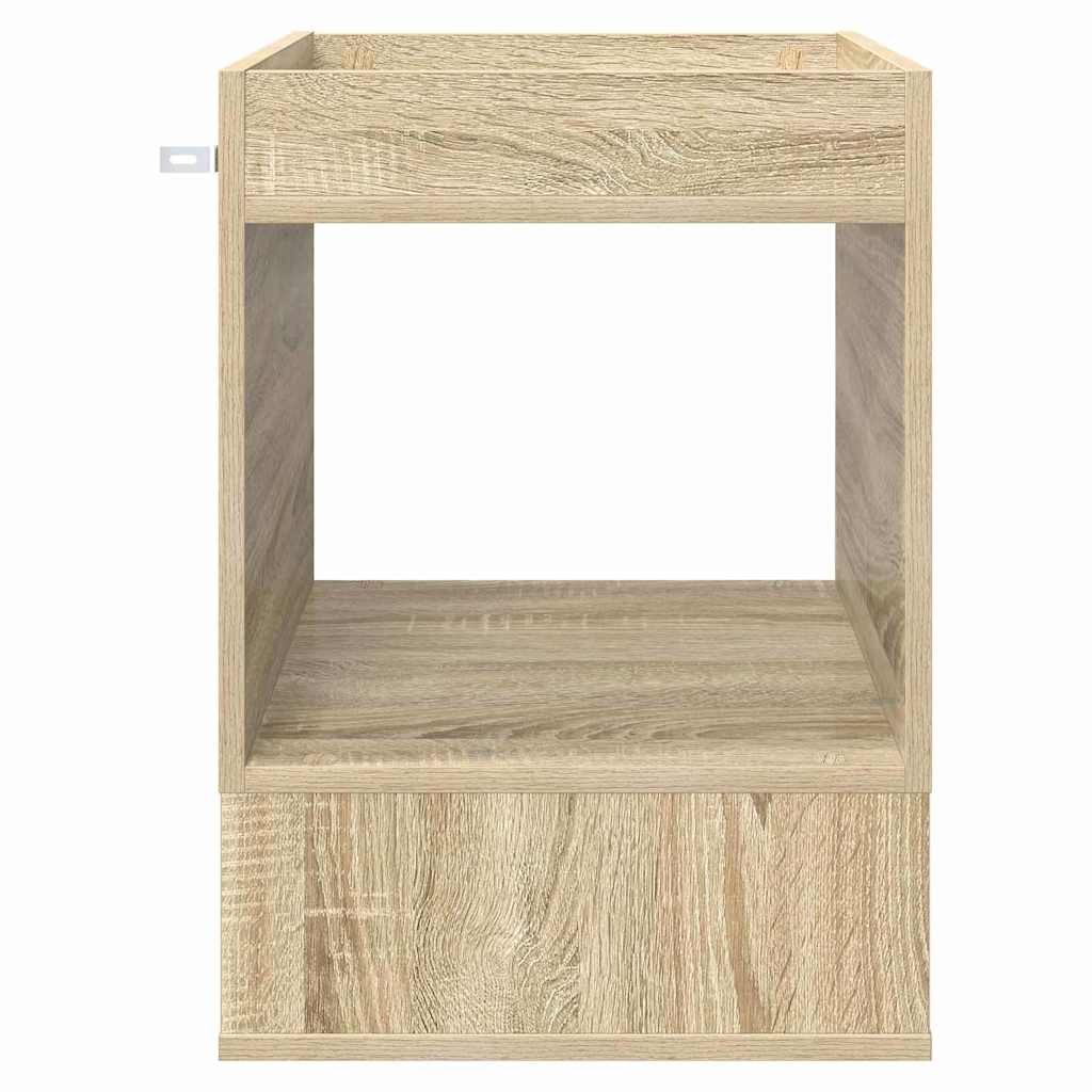 vidaXL End Table 2 pcs Δρύς Sonoma 40 x 40 x 56 εκ. Επεξεργασμένο ξύλο
